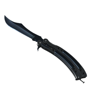 ★ Butterfly Knife | Blue Steel (Well-Worn)