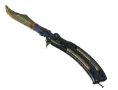 ★ Butterfly Knife | Case Hardened (Battle-Scarred)