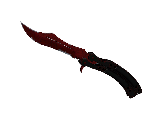 ★ StatTrak™ Butterfly Knife | Crimson Web (Field-Tested)