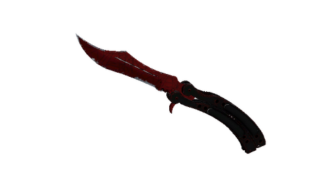 ★ Butterfly Knife | Crimson Web (Field-Tested)