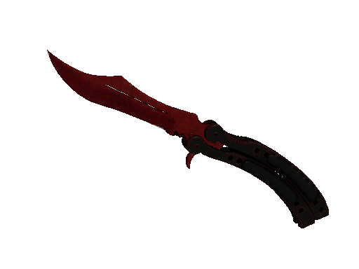 ★ StatTrak™ Butterfly Knife | Crimson Web (Minimal Wear)