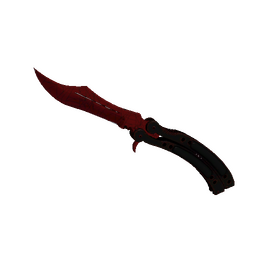 ★ Butterfly Knife | Crimson Web (Minimal Wear)