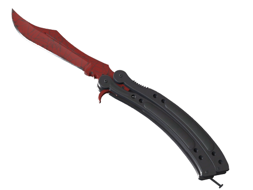 ★ StatTrak™ Butterfly Knife | Crimson Web (Minimal Wear)