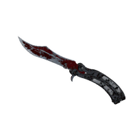 ★ Butterfly Knife | Crimson Web (Battle-Scarred)