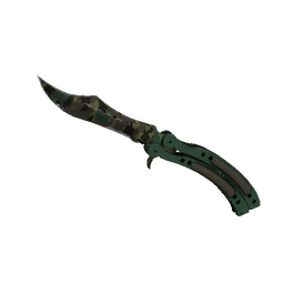 free csgo skin ★ StatTrak™ Butterfly Knife | Boreal Forest (Well-Worn)