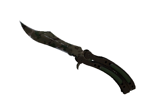 ★ Butterfly Knife | Forest DDPAT (Well-Worn)