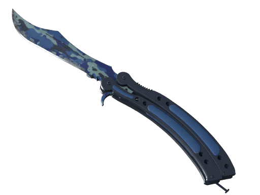 ★ Butterfly Knife | Bright Water (Well-Worn)