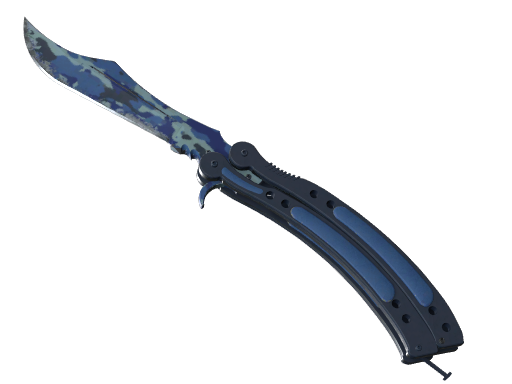 ★ StatTrak™ Butterfly Knife | Bright Water (Well-Worn)