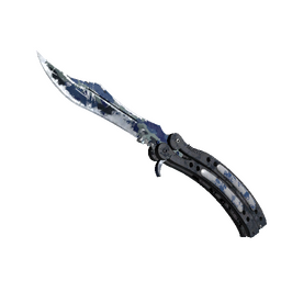 free cs2 skins ★ Butterfly Knife | Bright Water (Battle-Scarred)