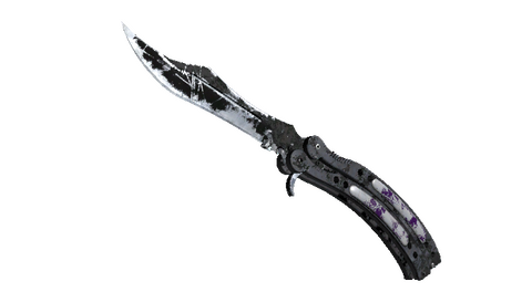 ★ StatTrak™ Butterfly Knife | Ultraviolet (Battle-Scarred)