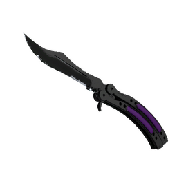 ★ Butterfly Knife | Ultraviolet (Field-Tested)