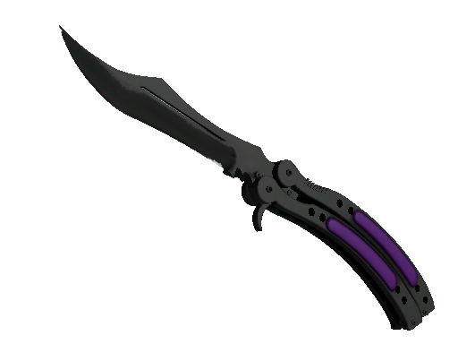 Image for the ★ Butterfly Knife | Ultraviolet weapon skin in Counter Strike 2