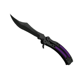 free csgo skin ★ StatTrak™ Butterfly Knife | Ultraviolet (Minimal Wear)