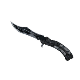 free cs2 skins ★ StatTrak™ Butterfly Knife | Night (Battle-Scarred)