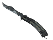 ★ Butterfly Knife | Night (Battle-Scarred)