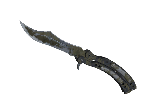 ★ StatTrak™ Butterfly Knife | Safari Mesh (Battle-Scarred)