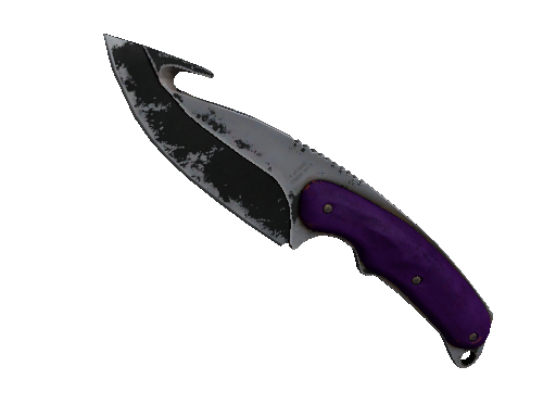 ★ StatTrak™ Gut Knife | Ultraviolet (Battle-Scarred)