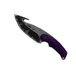 free cs2 skins ★ Gut Knife | Ultraviolet (Battle-Scarred)