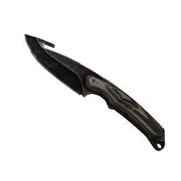 free csgo skin ★ StatTrak™ Gut Knife | Black Laminate (Battle-Scarred)