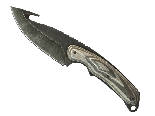 ★ StatTrak™ Gut Knife | Black Laminate (Battle-Scarred)