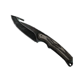 ★ Gut Knife | Black Laminate (Well-Worn)