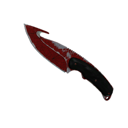 ★ Gut Knife | Crimson Web (Well-Worn)