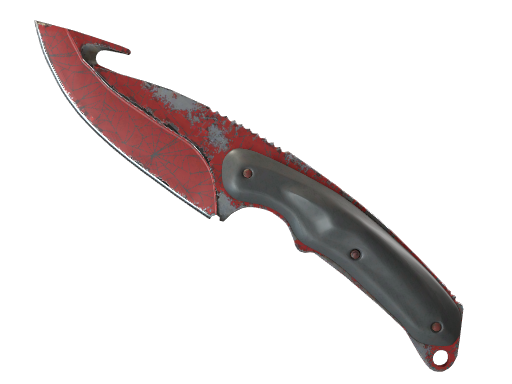 ★ StatTrak™ Gut Knife | Crimson Web (Well-Worn)