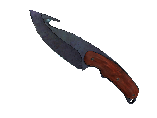 ★ StatTrak™ Gut Knife | Blue Steel (Well-Worn)