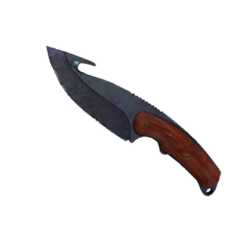 ★ Gut Knife | Blue Steel (Well-Worn)