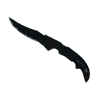 ★ Falchion Knife | Night (Well-Worn)