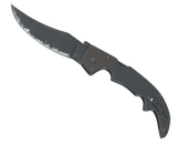 ★ Falchion Knife | Night (Well-Worn)