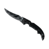 ★ StatTrak™ Falchion Knife | Night <br>(Battle-Scarred)