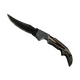 ★ Falchion Knife | Black Laminate (Battle-Scarred)