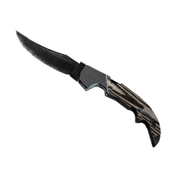 ★ StatTrak™ Falchion Knife | Black Laminate (Well-Worn)