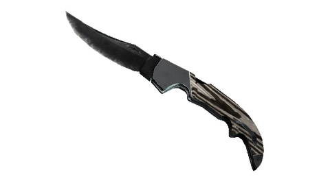 ★ StatTrak™ Falchion Knife | Black Laminate (Field-Tested)