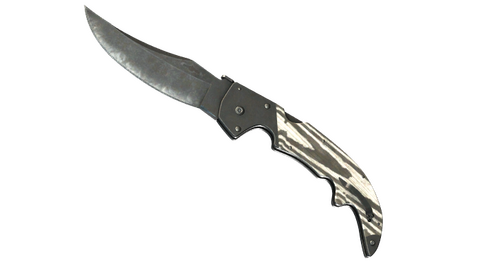 ★ StatTrak™ Falchion Knife | Black Laminate (Field-Tested)