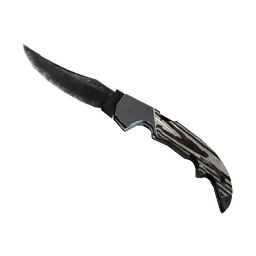 ★ Falchion Knife | Black Laminate (Minimal Wear)