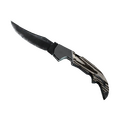 ★ Falchion Knife | Black Laminate (Minimal Wear)