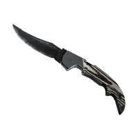 ★ Falchion Knife | Black Laminate (Minimal Wear)