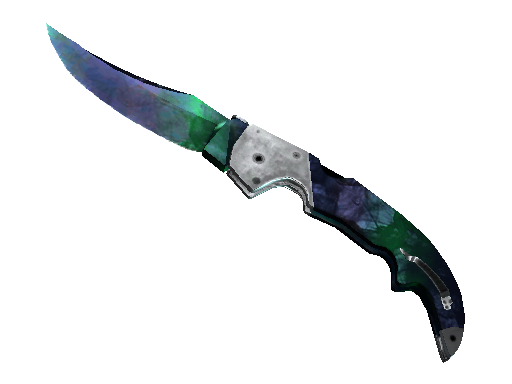 Image for the ★ Falchion Knife | Gamma Doppler weapon skin in Counter Strike 2