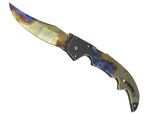 ★ StatTrak™ Falchion Knife | Case Hardened (Well-Worn)