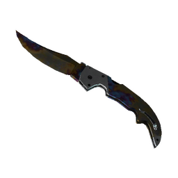 free csgo skin ★ StatTrak™ Falchion Knife | Case Hardened (Minimal Wear)