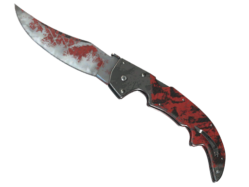 ★ StatTrak™ Falchion Knife | Crimson Web (Battle-Scarred)