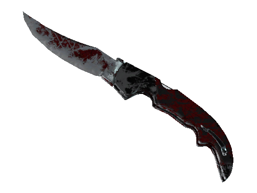 ★ Falchion Knife | Crimson Web (Battle-Scarred)