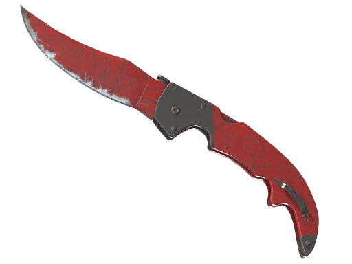 ★ StatTrak™ Falchion Knife | Crimson Web (Field-Tested)