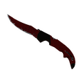 ★ Falchion Knife | Crimson Web (Well-Worn)