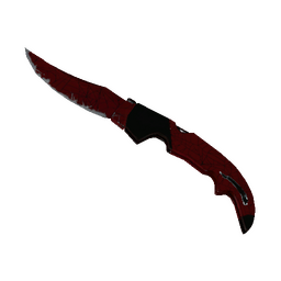 free cs2 skins ★ Falchion Knife | Crimson Web (Well-Worn)