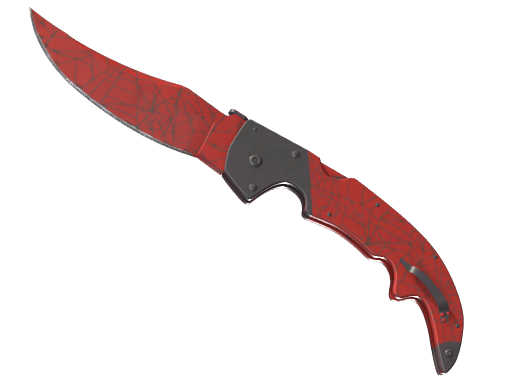 Primary image of skin ★ Falchion Knife | Crimson Web