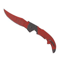 ★ Falchion Knife | Crimson Web (Minimal Wear)