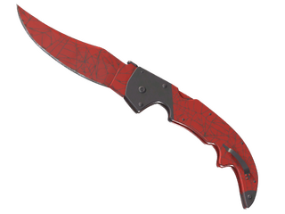 Falchion Knife | Crimson Web